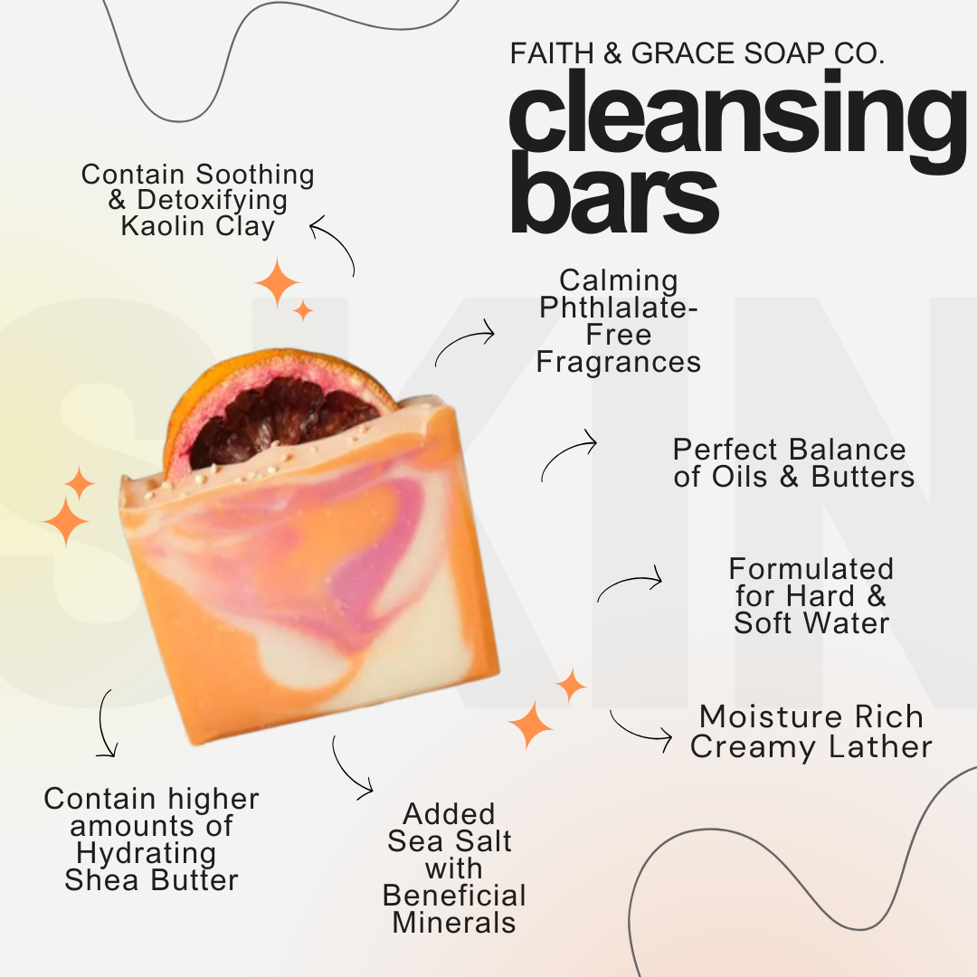 Blood Orange & Goji Berry Cold Process Bar Soap, 4 oz.