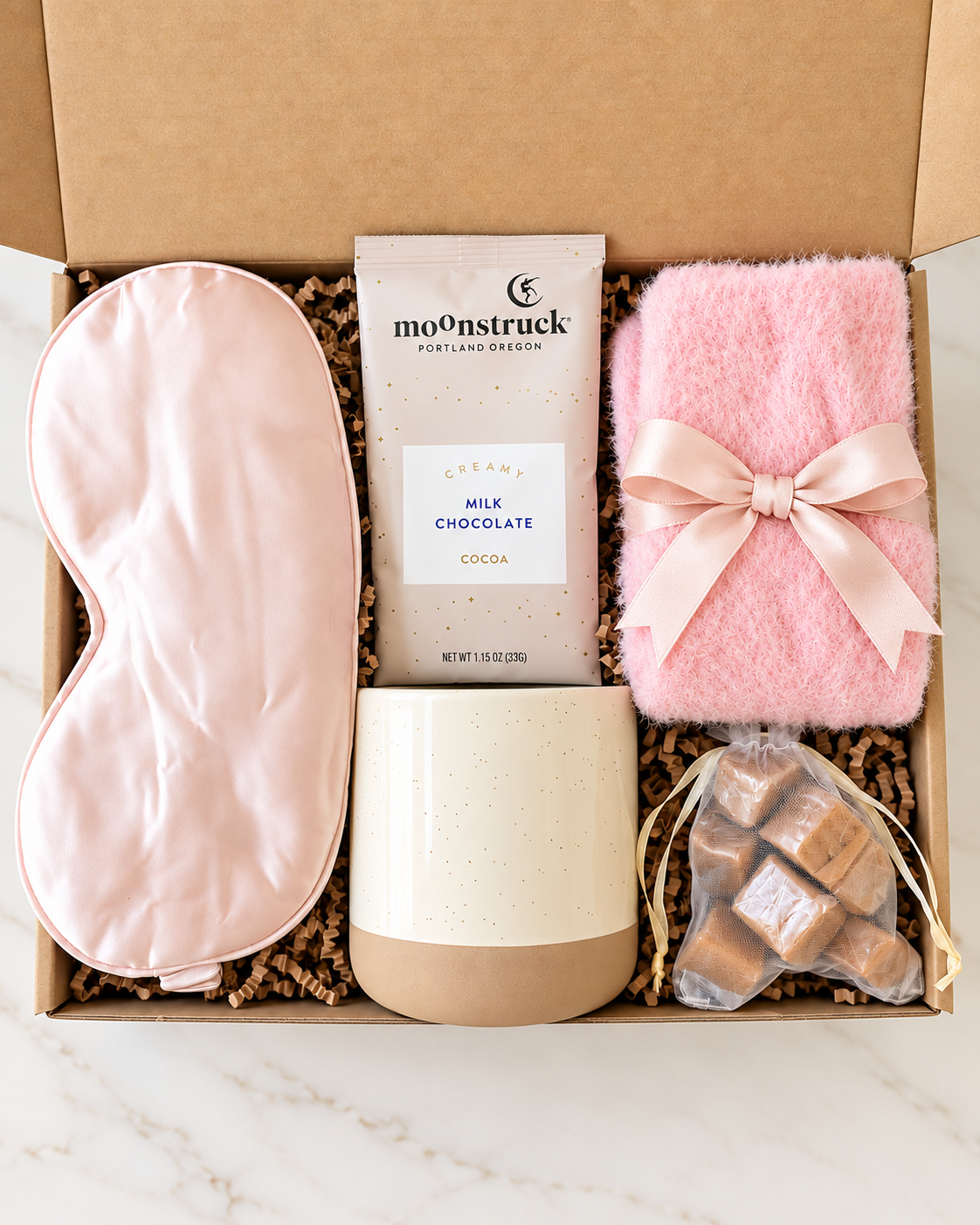 Hug in a Box, Thinking of You Gift, Cozy Care Package for Her
