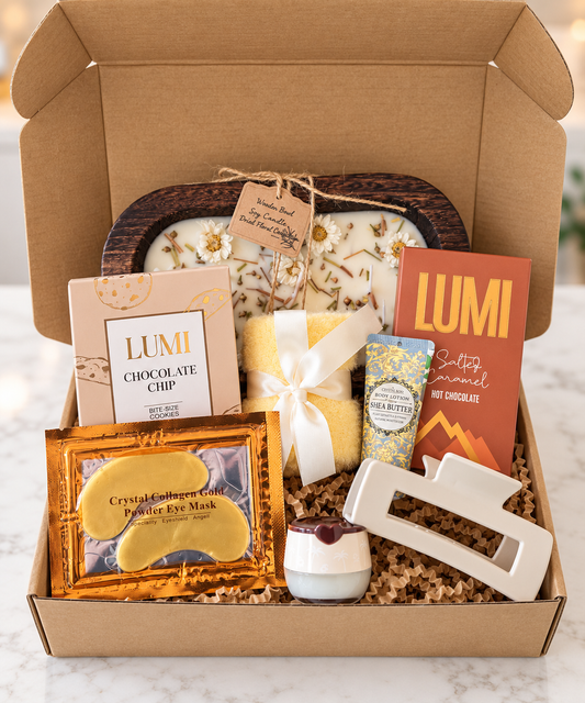 Sending Hugs Gift Box, Get Well Soon Gift, Thinking of You Care Package