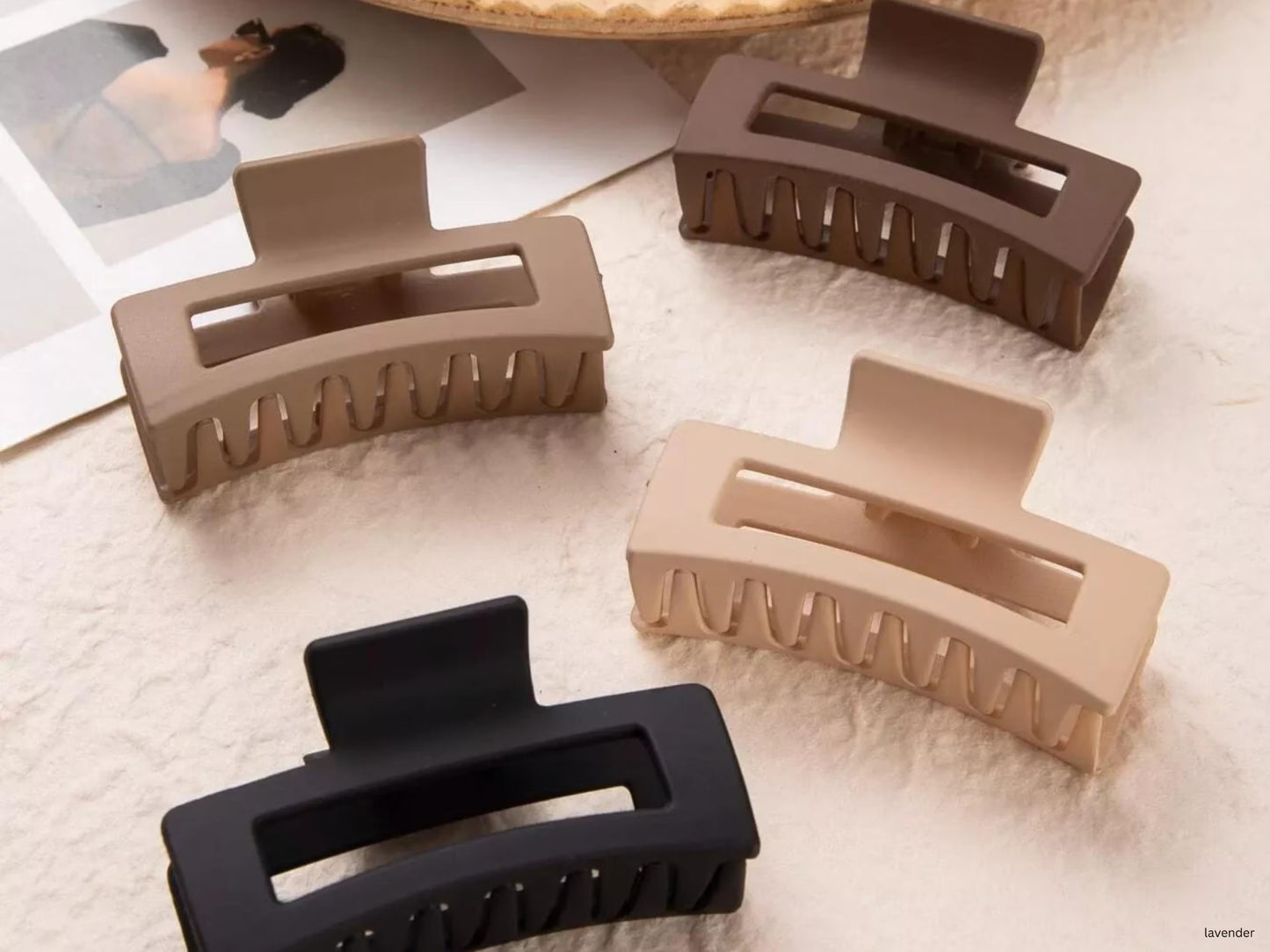 Large Rectangle Claw Clip | Build a Gift Box
