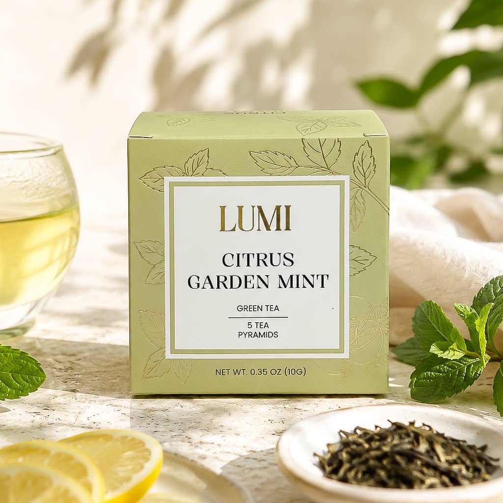 Citrus Garden Mint Green Tea - 5 Pack | Build a Gift Box