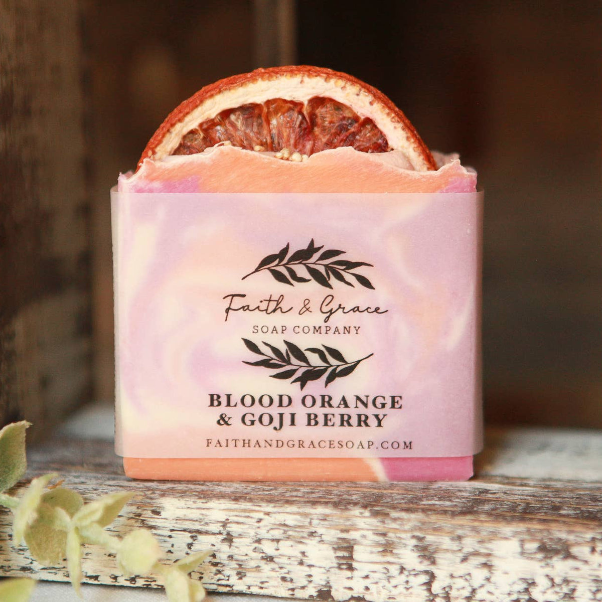 Blood Orange & Goji Berry Cold Process Bar Soap, 4 oz.