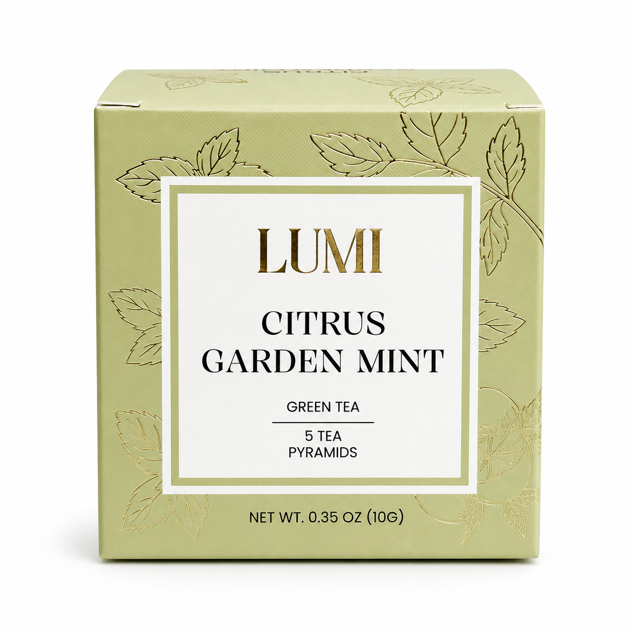 Citrus Garden Mint Green Tea - 5 Pack | Build a Gift Box
