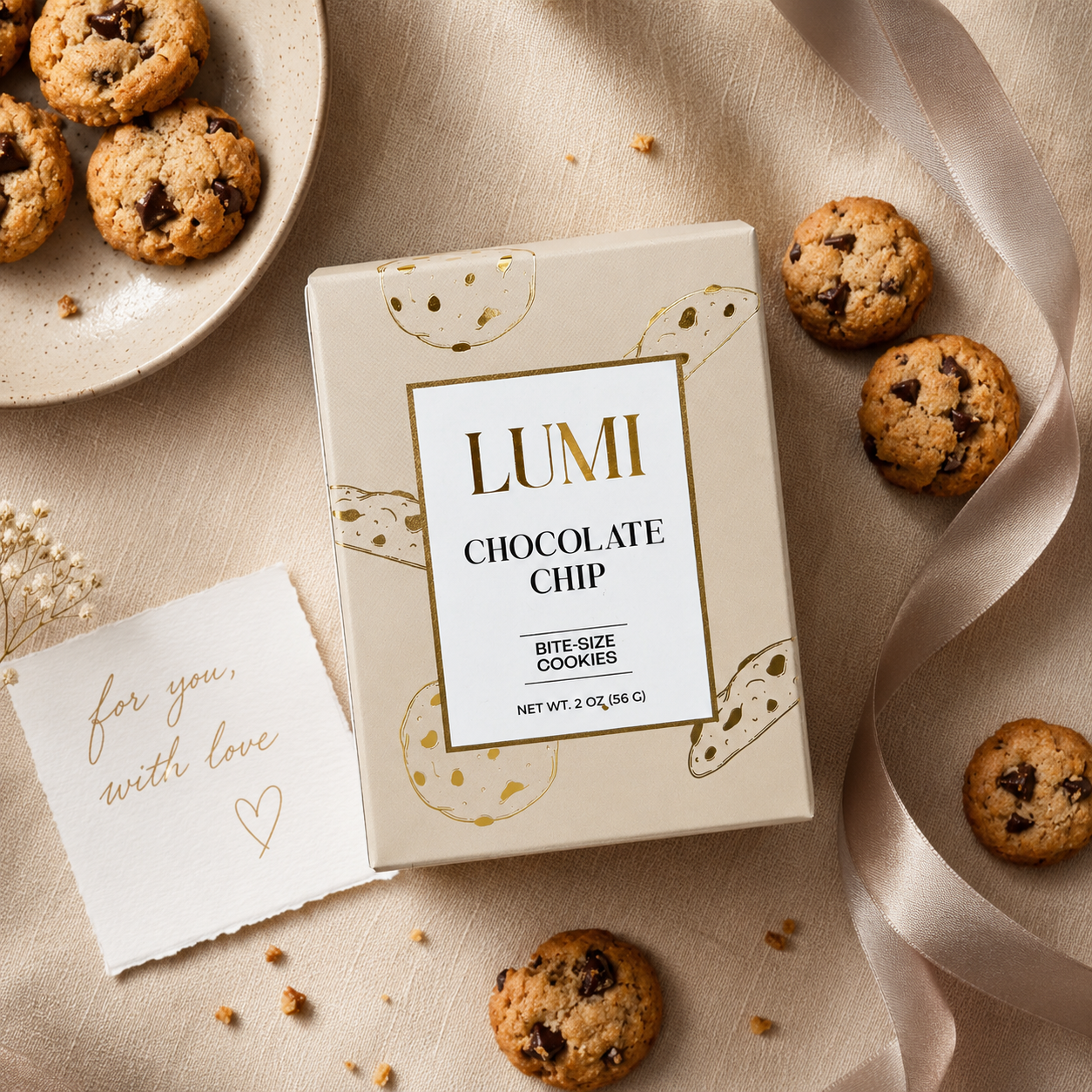 Chocolate Chip Bite-Size Cookies | Build a Gift Box
