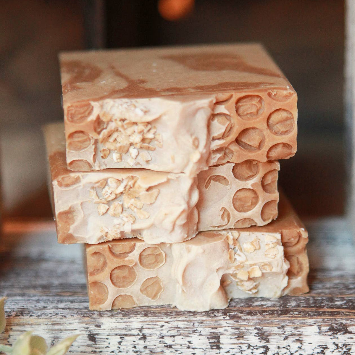 Oatmeal, Goats Milk & Honey Cold Process Bar Soap, 4 oz.
