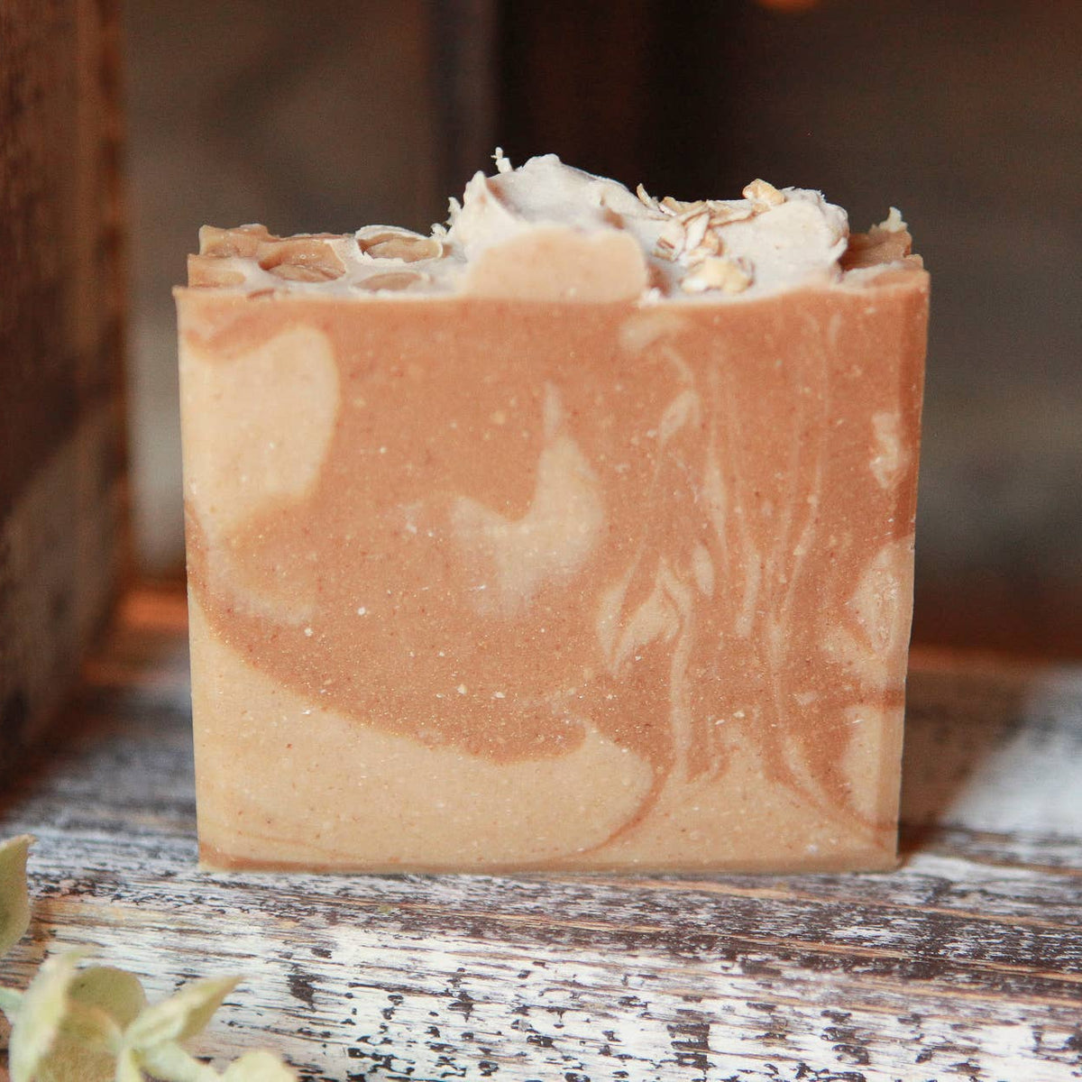 Oatmeal, Goats Milk & Honey Cold Process Bar Soap, 4 oz.