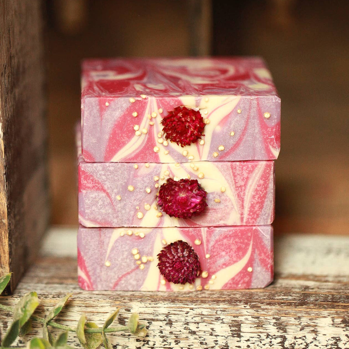Black Raspberry Vanilla Cold Process Bar Soap, 4 oz.